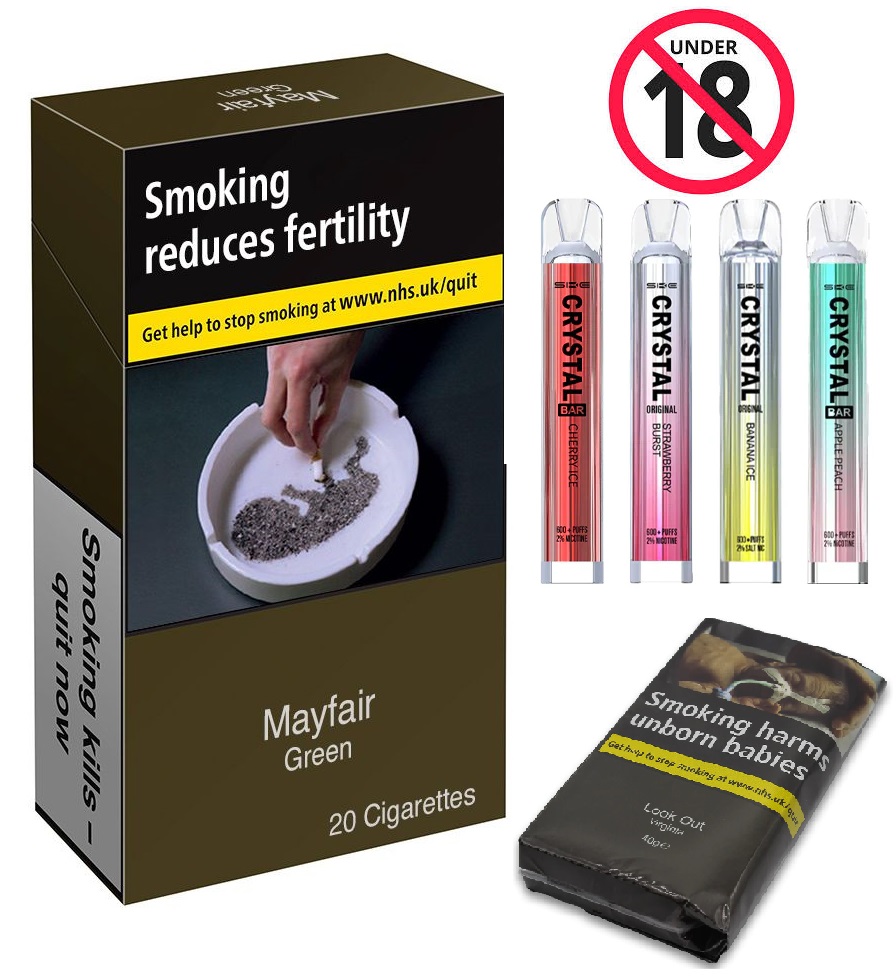 Tobacco, Cigarettes & Vapes