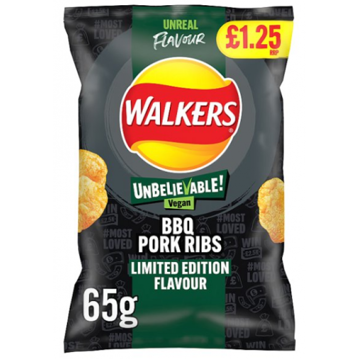 Walkers BBQ Pork Rib PM125