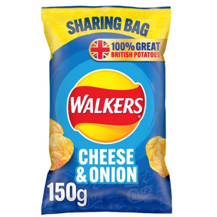 Walkers Chse&Onin 150g