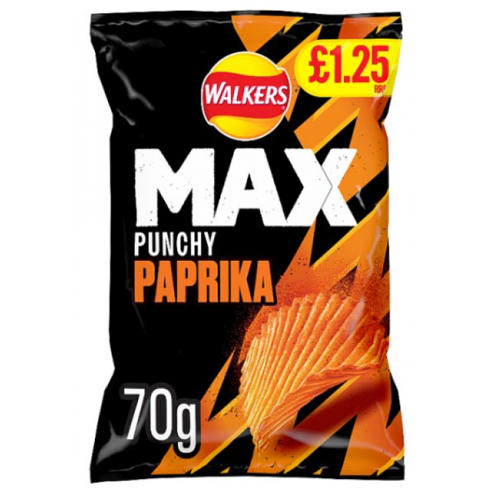 Walkers Max Paprika PM125