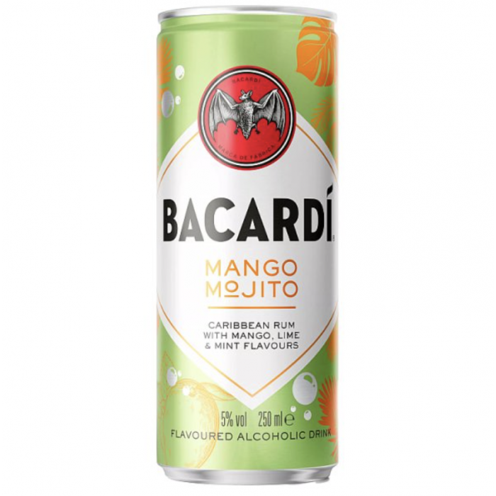 BACARDÍ Mango Mojito Premix Rum Cocktail